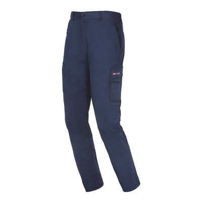 PANTALON ALGODON EASYSTRETCH AZUL