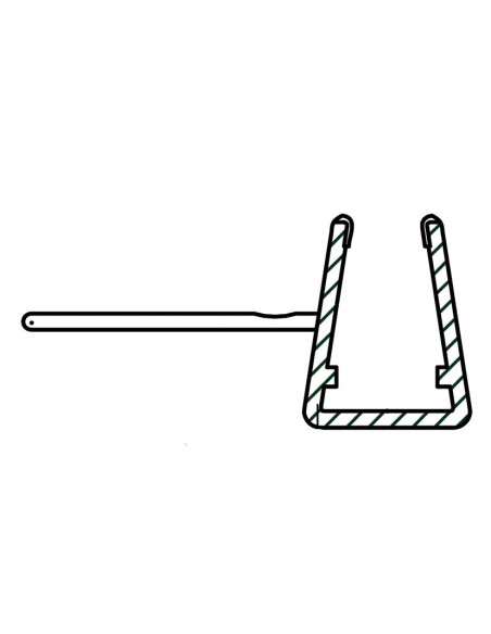 PERFIL 2 METROS JUNTA CRUCE 18MM 6/8MM