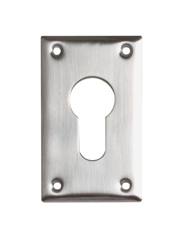 ESCUDO BOCALLAVE. 70x40 MM. A. INOX.