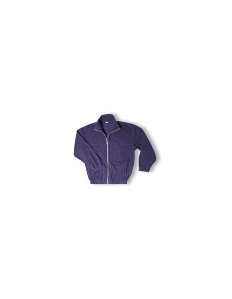 FORRO POLAR 2 BOLSILLOS AZUL T/L