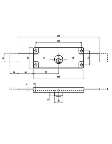 CERRAD. SOBREP. CILINDRO 11A 154X60MM