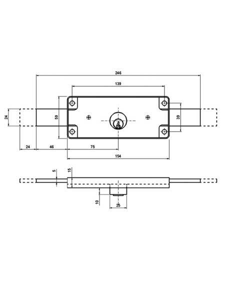 CERRAD. SOBREP. CILINDRO 11A 154X60MM