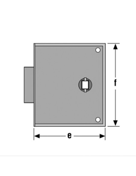 PICAPORTE N.812 DE 60 MM.