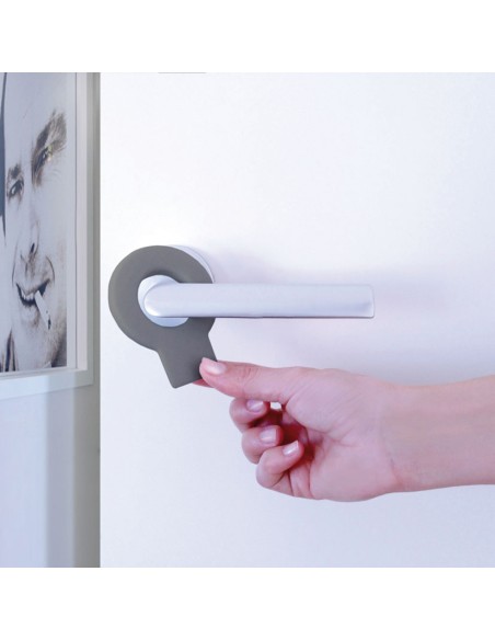 TOPE PUERTA. MOD. LOCK. GRIS.