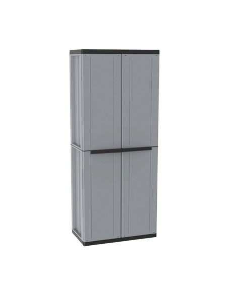 ARMARIO RESINA J-LINE  3 EST. GRIS/NEGRO