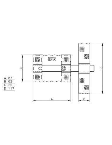 PASADOR 300-P87 DORADO