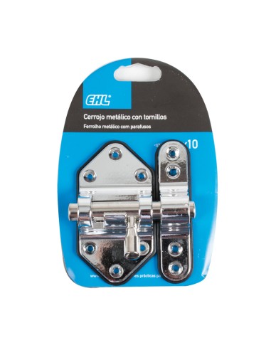 PASADOR REFORZADO BASE PLAST. 40MM.CROMO