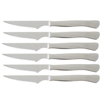 CUCHILLO. SET 6 CHULETEROS MONOBLOCK