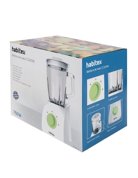 BATIDORA DE VASO CC2600B 750W HABITEX