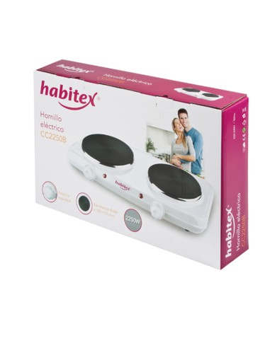 HORNILLO ELECTRICO 2250W DOBLE HABITEX