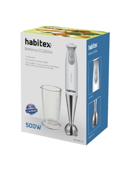BATIDORA DE BRAZO CC2200A. 500W HABITEX