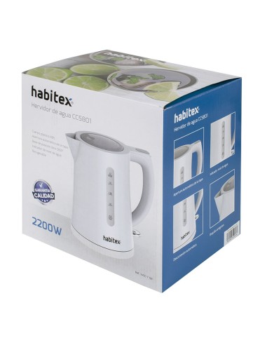 HERVIDOR CC5801  1,7 L. BLANCO HABITEX