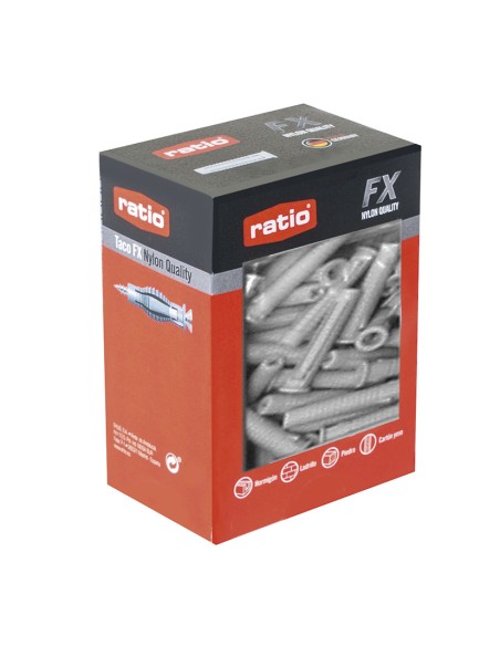TACO NYLON Nº10 CAJA 50UNID.RATIO FX