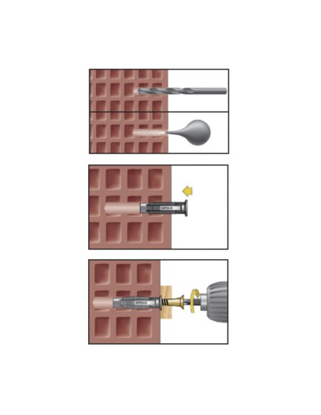 TACO NYLON Nº8 CAJA 100UNID.RATIO FX