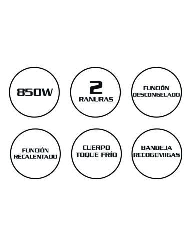 TOSTADOR 2 RANURAS STYLE SC4502 HABITEX