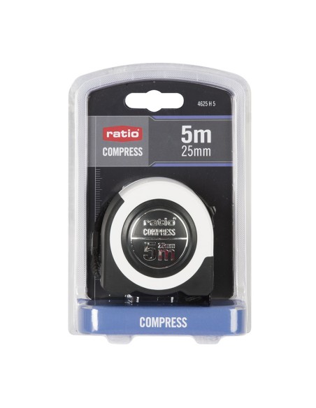 FLEXOMETRO CINTA 16/3 MTS.COMPRESS RATIO