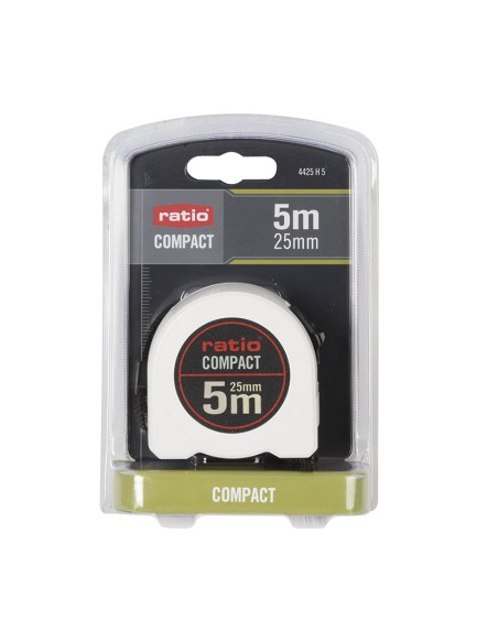 FLEXOMETRO CINTA 19/5 MTS.COMPACT RATIO