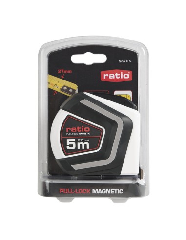 FLEXOMETRO CINTA 27/5MTS.PULL-LOCK MAGNE