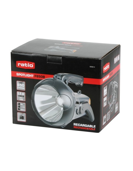 LINTERNA/FOCO LED CREE 10W/850L RATIO