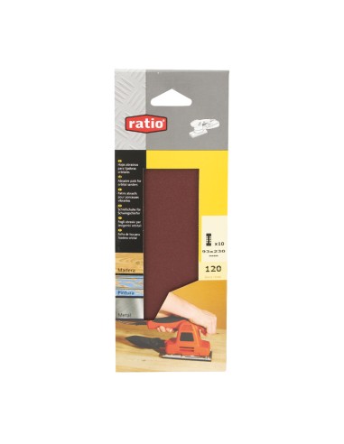 10 HOJAS PERFORADAS 93X230 G80 RATI