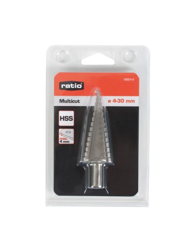 BROCA ESCALONADA Ø 4-20 MM.RATIO