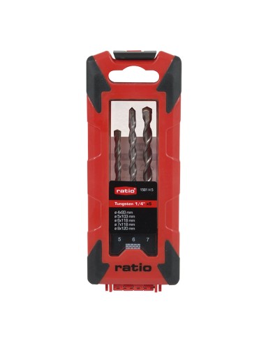 BROCAS P/PARED JGO.5 CORDLESS RATIO