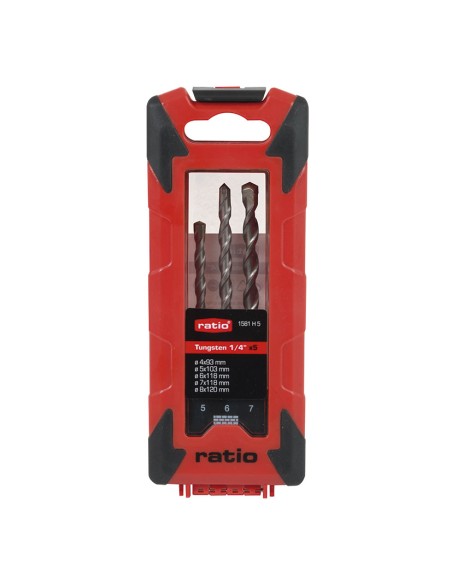 BROCAS P/PARED JGO.5 CORDLESS RATIO
