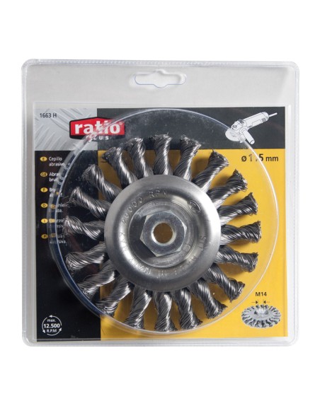 CEPILLO CIRCULAR ACERO TRENZ.115MM.