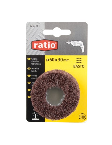 CEPILLO FIBRA NYLON 60X30 MEDIO RAT