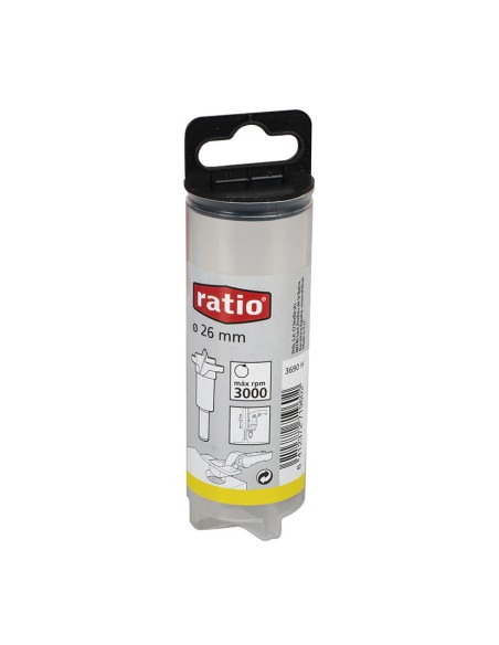 FRESA PARA BISAGRAS 26MM.RATIO