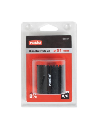 SIERRA CORONA BIMET.HSS-CO   25MM.RATIO