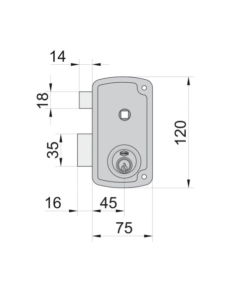 CERR.SOBREP.4056B. ENT.35 MM. IZQUDA.