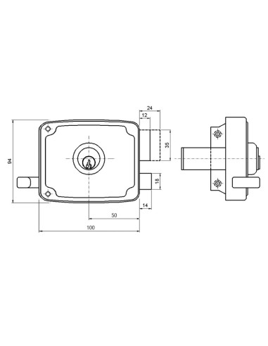 CERRAD.SOBREP.1125A 100 MM DCHA.BOMB.RED