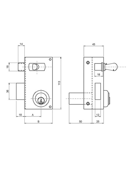 CERRAD.SOBREP.56A 60mm  DCHA.BOMB.PERFIL