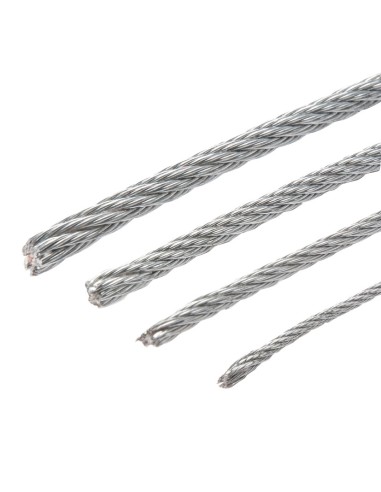 CABLE ACERO GALVANIZ. 4 MM. X 25 M.