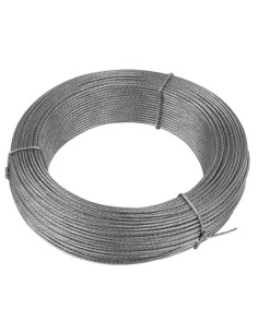 CABLE ACERO INOX.AISI-316 7X7+0 4MMX100M 2