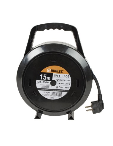 ENROLLACABLE DOMESTICO 15 M MAX. 3000 W