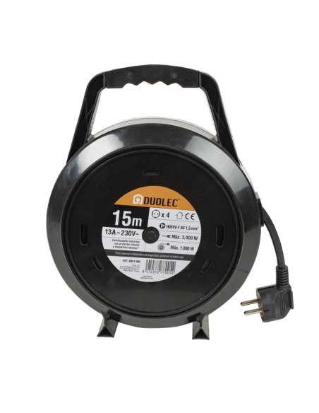 ENROLLACABLE DOMESTICO 15 M MAX. 3000 W