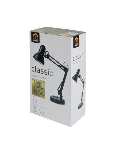 LÁMPARA ESTUDIO CLASSIC MAX.25W NEGRO