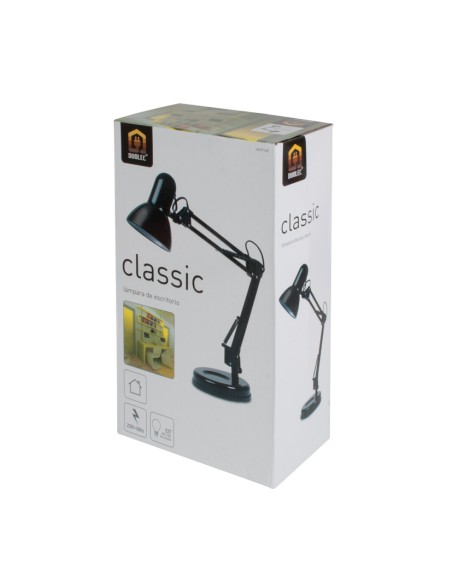 LÁMPARA ESTUDIO CLASSIC MAX.25W NEGRO