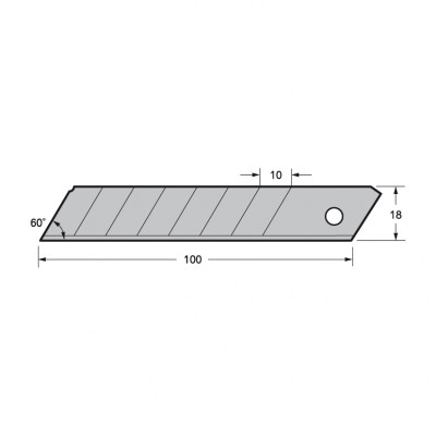 CUCHILLA LCB-50 10 UDS. TAJIMA