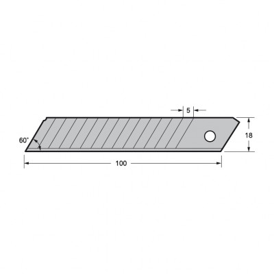 CUCHILLA LCB-50D 10 UDS. TAJIMA