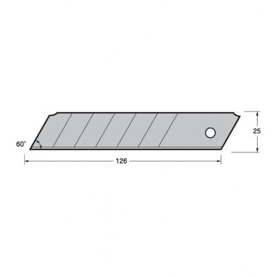 CUCHILLA LCB-65  10 UDS. TAJIMA