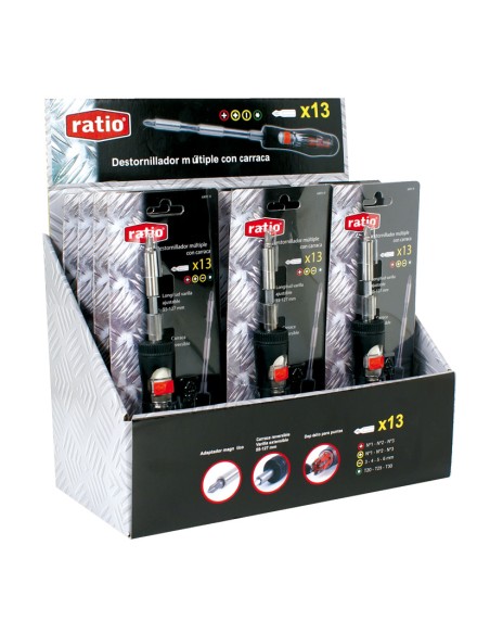 DESTORNILLADOR 13 EN 1 RATIO
