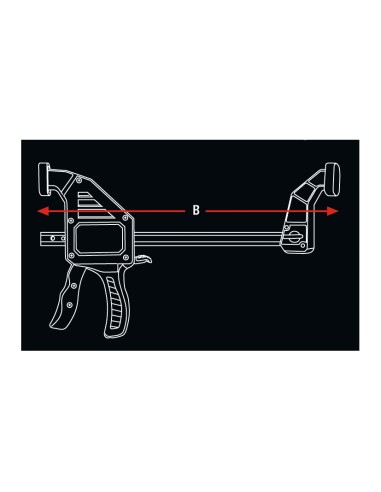 MORDAZA APRIETE REVERSIBLE 150MM.RATIO