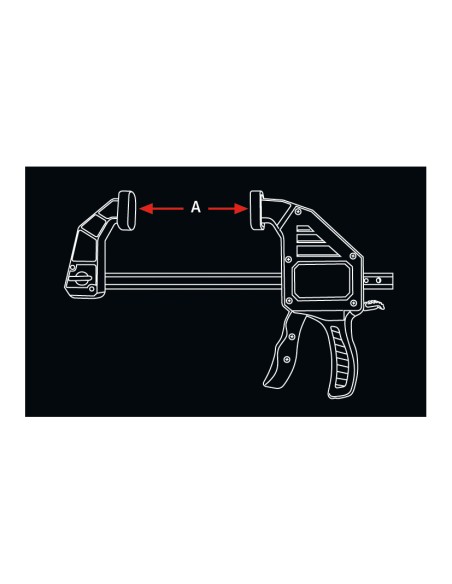 MORDAZA APRIETE REVERSIBLE 300MM.RATIO