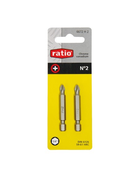 PUNTAS 50MM.PHILLIPS Nº1 JGO.2RATIO