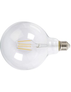 LAMP.LED FILAM.GLOBO G125  6W 2700K TRAN