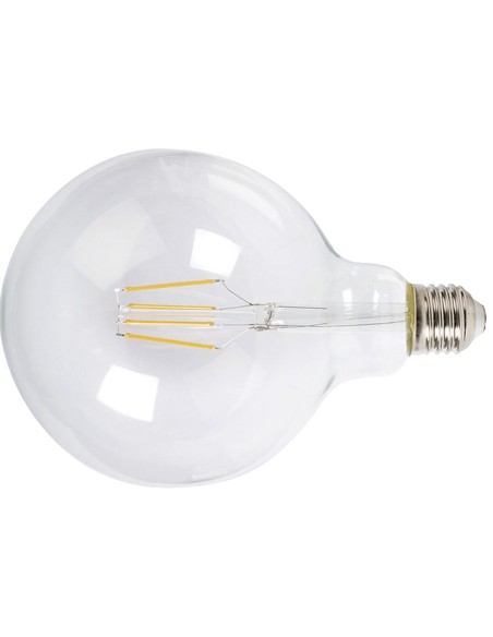 LAMP.LED FILAM.GLOBO G125  8W 2700K TRAN