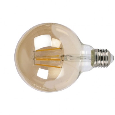 LAMP.LED FILAM.GLOBO G95  6W 2500K VINTA